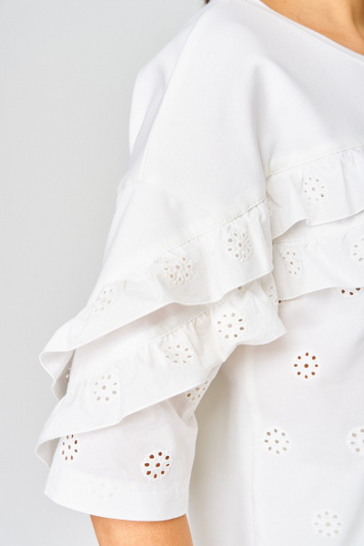 Блуза, брюки Aira Style 24225 молочный - фото 12