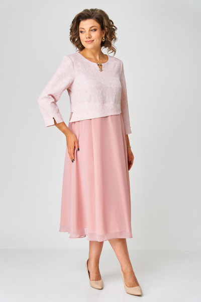 Платье Bonna Image 954/3 розовый - фото 7