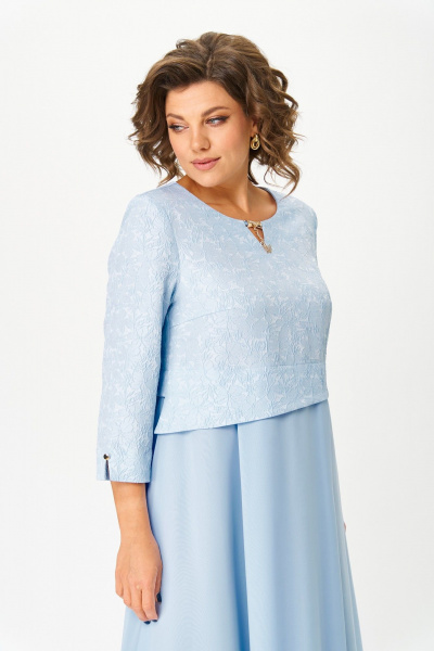 Платье Bonna Image 954/4 голубой - фото 4