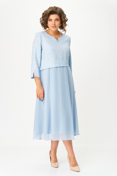 Платье Bonna Image 954/4 голубой - фото 3