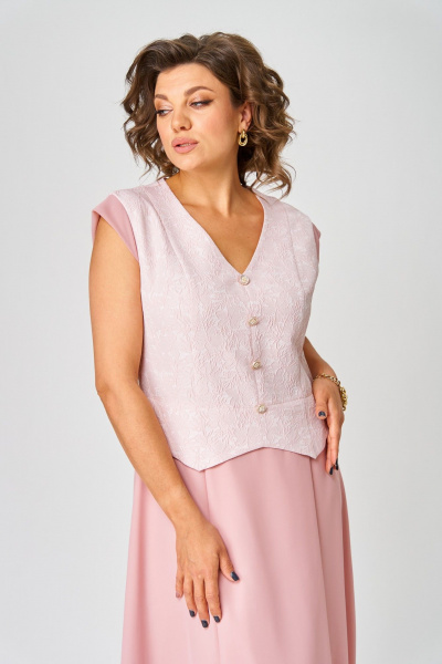 Жакет, платье Bonna Image 970/3 розовый - фото 15