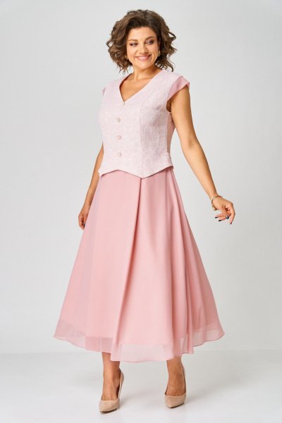 Жакет, платье Bonna Image 970/3 розовый - фото 11