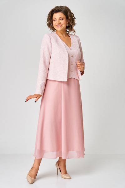 Жакет, платье Bonna Image 970/3 розовый - фото 9