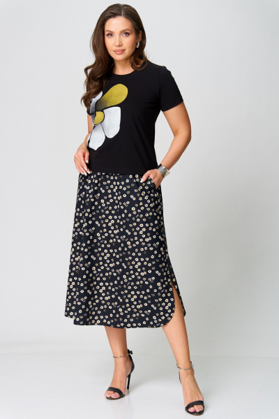 Топ, юбка Мишель стиль 1270 черный - фото 4