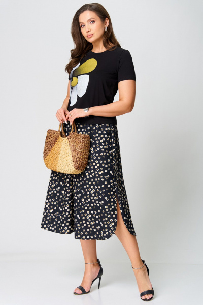 Топ, юбка Мишель стиль 1270 черный - фото 3