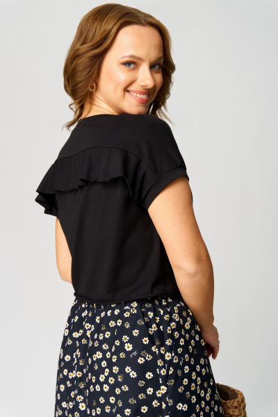 Топ, юбка Мишель стиль 1272 черный - фото 11