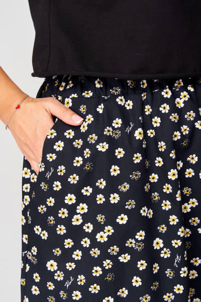 Топ, юбка Мишель стиль 1272 черный - фото 8