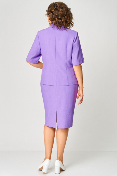 Блуза, жакет, юбка Мишель стиль 1269 лаванда - фото 3