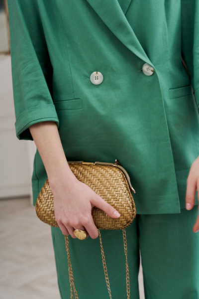 Брюки, жакет Lokka 1629 зеленый - фото 4