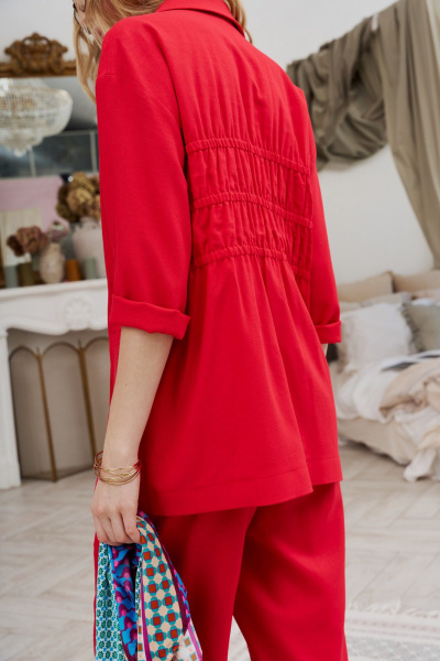 Брюки, жакет Lokka 1629К красный - фото 6