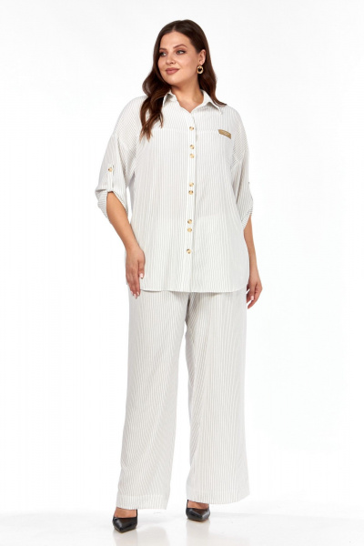 Брюки, рубашка Диомант 2063 белый - фото 4