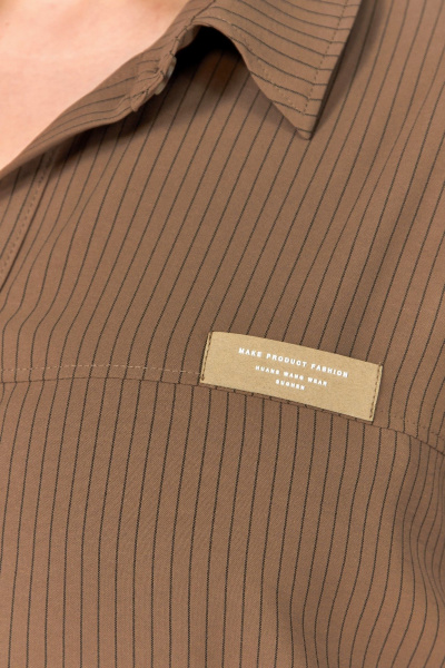 Брюки, рубашка Диомант 2063 коричневый - фото 7