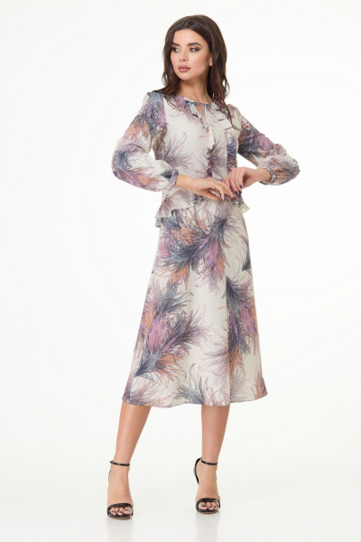 Платье Anelli 1593 гардения - фото 1