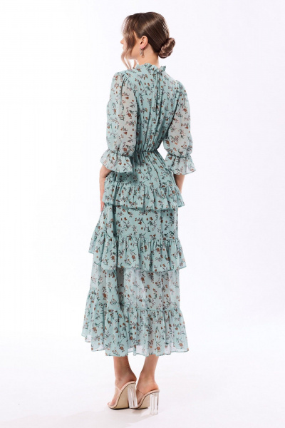 Платье Golden Valley 4919-1 бирюзовый - фото 3