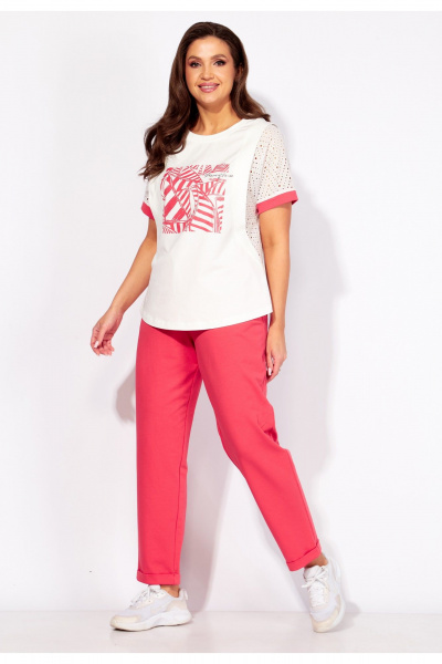 Блуза, брюки TAiER 1365 розовый - фото 1