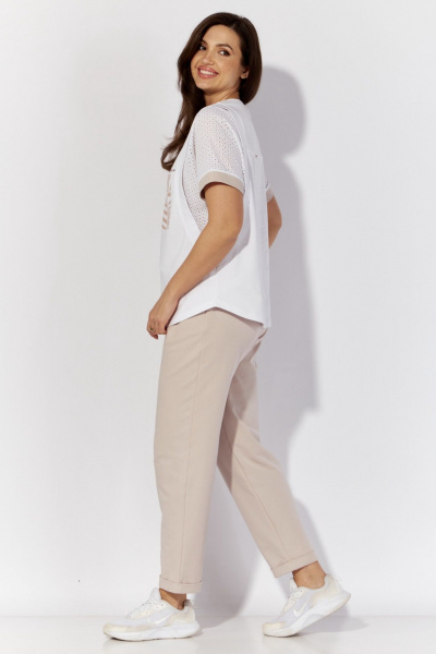 Блуза, брюки TAiER 1365 бежевый - фото 2