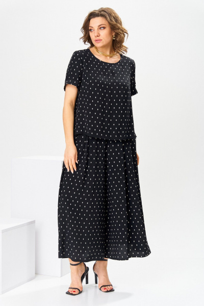 Блуза, брюки Romanovich Style 2-2704 черный - фото 3