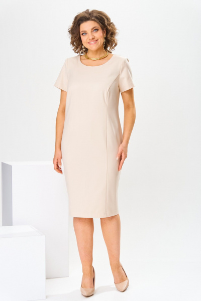 Жакет, платье Romanovich Style 3-2763 бежевый - фото 5