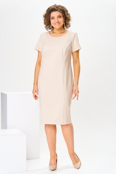 Жакет, платье Romanovich Style 3-2763 бежевый - фото 4