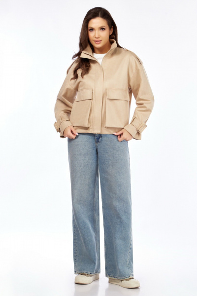 Жакет LEANNA-STYLE 6009 бежевый - фото 1