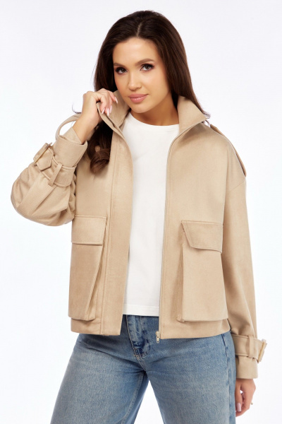Жакет LEANNA-STYLE 6009 бежевый - фото 2