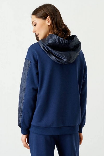 Джемпер Nelva 22719 синий - фото 4