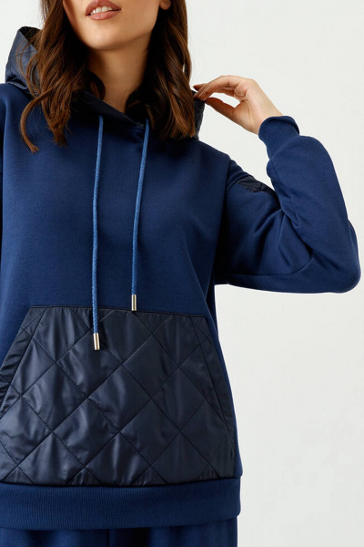 Джемпер Nelva 22719 синий - фото 3