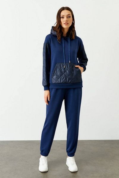 Джемпер Nelva 22719 синий - фото 2