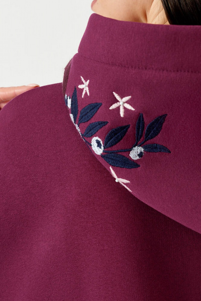 Джемпер Nelva 22732 бордо - фото 6