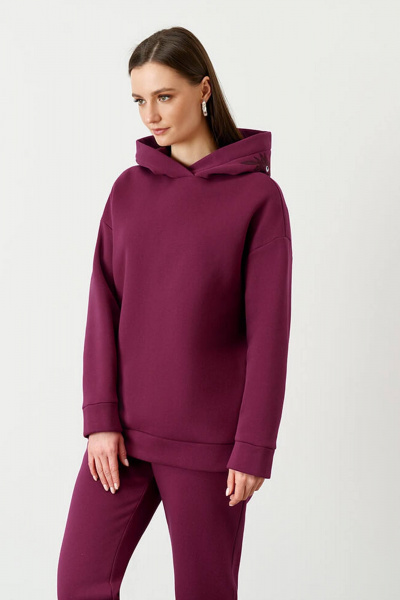 Джемпер Nelva 22732 бордо - фото 1