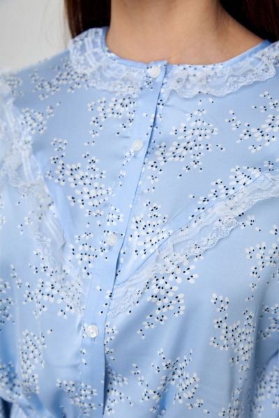 Блуза, юбка Anelli 1584 голубые_глаза - фото 7