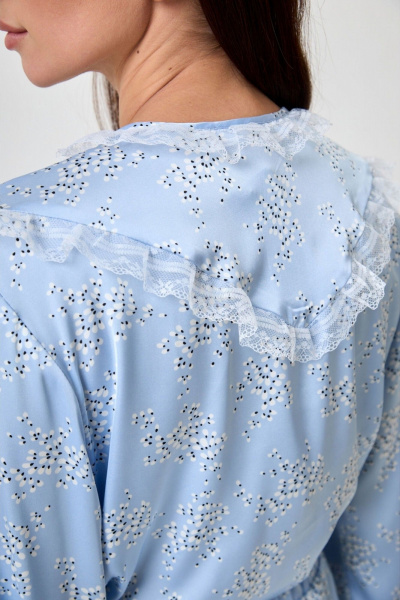 Блуза, юбка Anelli 1584 голубые_глаза - фото 4