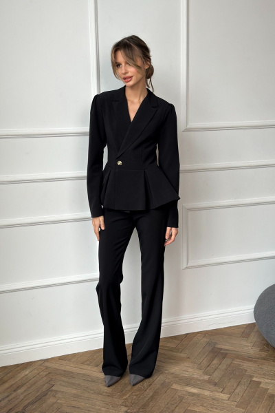 Брюки THE.WOMAN 0278-1 черный - фото 2