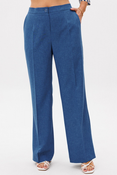 Блуза, брюки Mubliz 277 синий_графика - фото 15