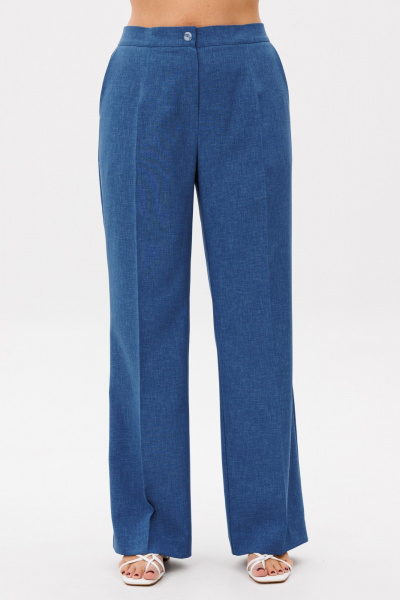 Блуза, брюки Mubliz 277 синий_графика - фото 14