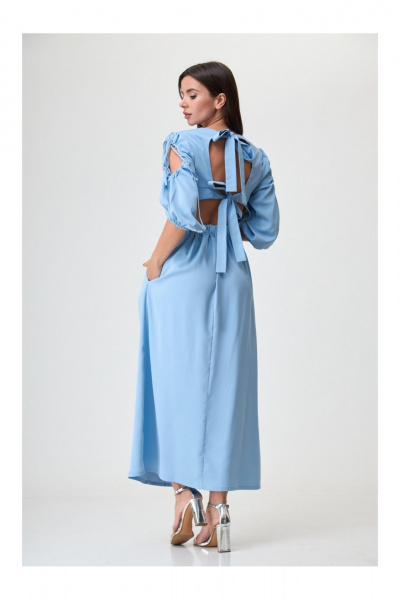 Платье Anelli 1602 небо - фото 4
