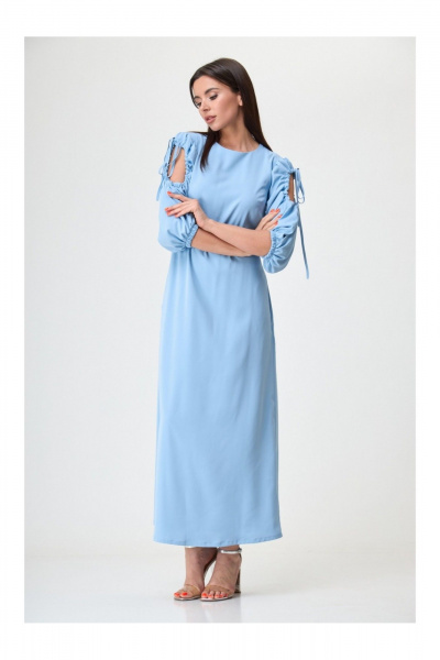 Платье Anelli 1602 небо - фото 1