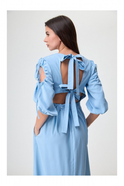 Платье Anelli 1602 небо - фото 2