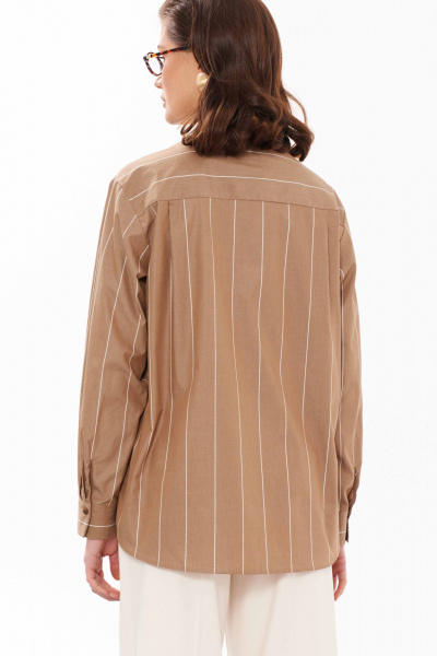 Блуза Панда 12540 бежевый - фото 6