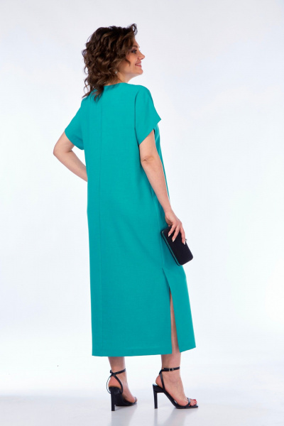 Платье БагираАнТа 1031 бирюза - фото 8