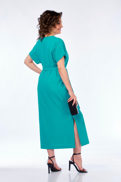 Платье БагираАнТа 1031 бирюза - фото 9