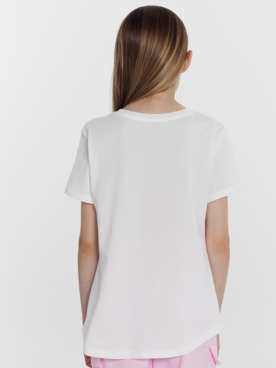 Футболка Mark Formelle 117845/24-28158П-0 белый_печать_2_сл_на_пол - фото 7