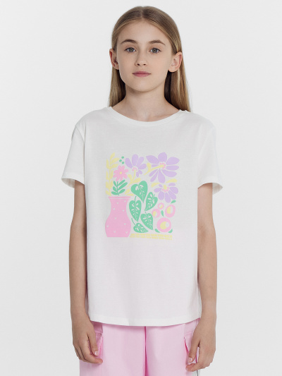 Футболка Mark Formelle 117845/24-28157П-0 белый_печать_2_сл_на_пол - фото 8