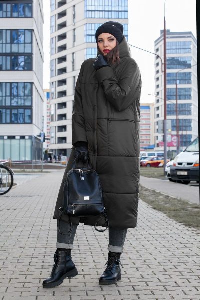 Пальто Lady Secret 8279 черный - фото 2