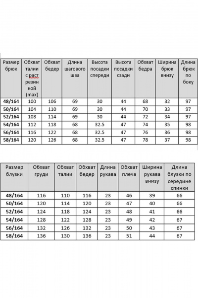Костюм летний с жакетом и зауженными брюками из хлопка Mubliz 164/1 бело-розовый - фото 16