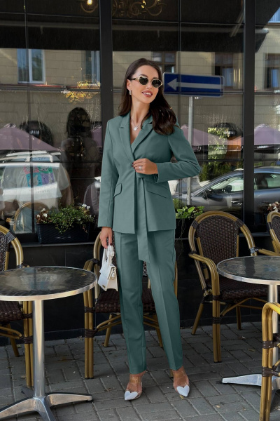 Брюки, жакет Temper 154 полынь - фото 3