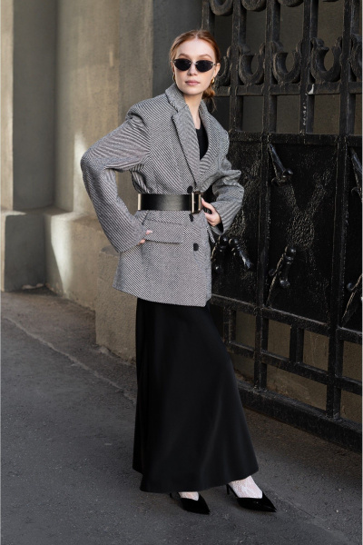 Полупальто Skipper Design 134 серый - фото 3