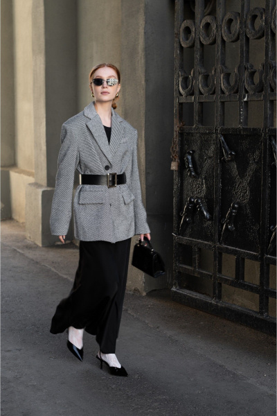 Полупальто Skipper Design 134 серый - фото 2