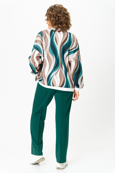 Бомбер Swallow 785.2 мультиколор/разводы - фото 11