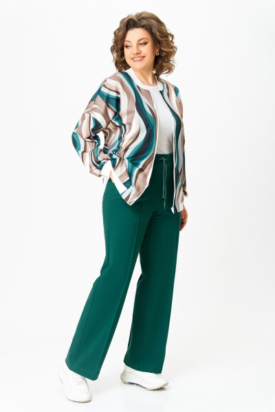 Бомбер Swallow 785.2 мультиколор/разводы - фото 8